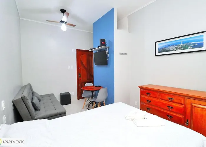 Studio no coração de Copacabana para 3 pessoas Rio de Janeiro