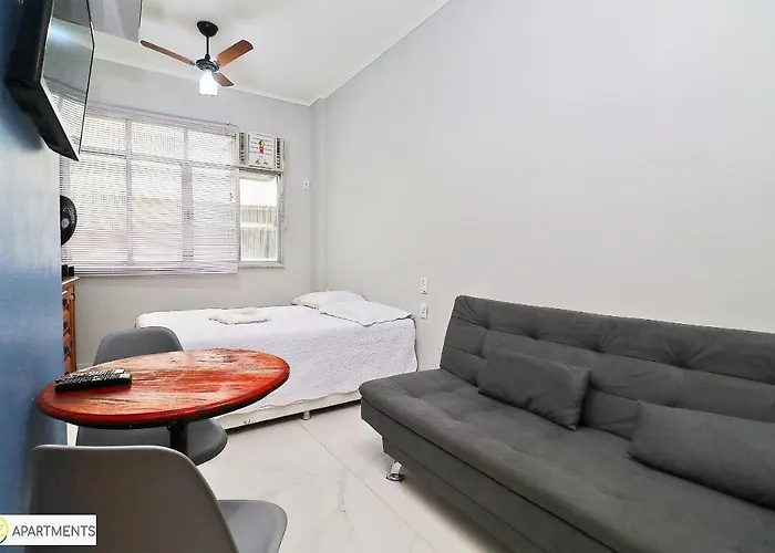 Studio no coração de Copacabana para 3 pessoas Rio de Janeiro